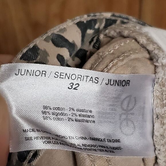 Ella Moss Leopard Print High Rise Skinny Ankle Jean Size 32 Waist - Picture 4 of 6